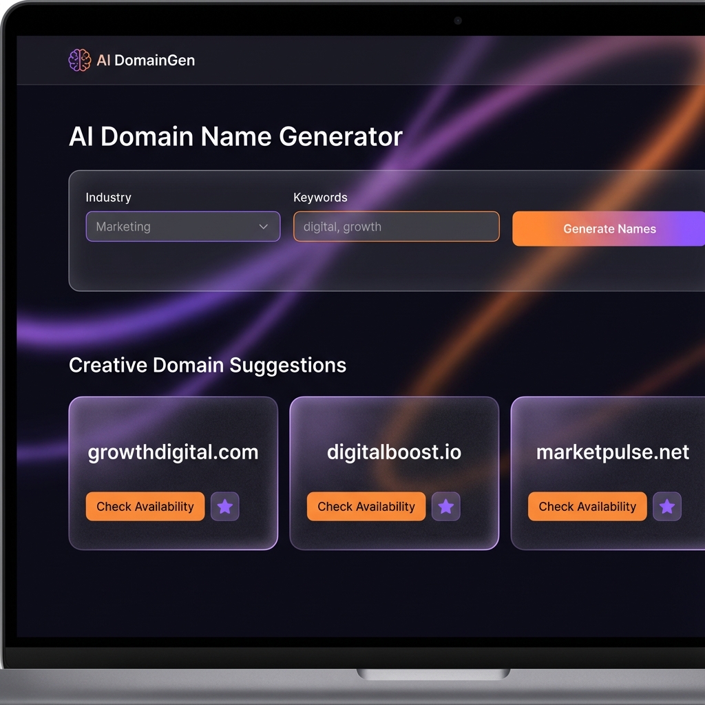 Screenshot de Generador de Nombres de Dominio